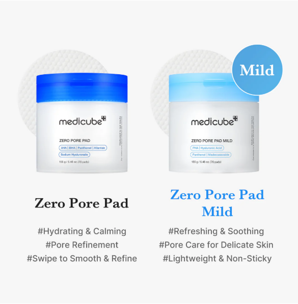 Medicube Zero Pore Pad Mild, 70 pads