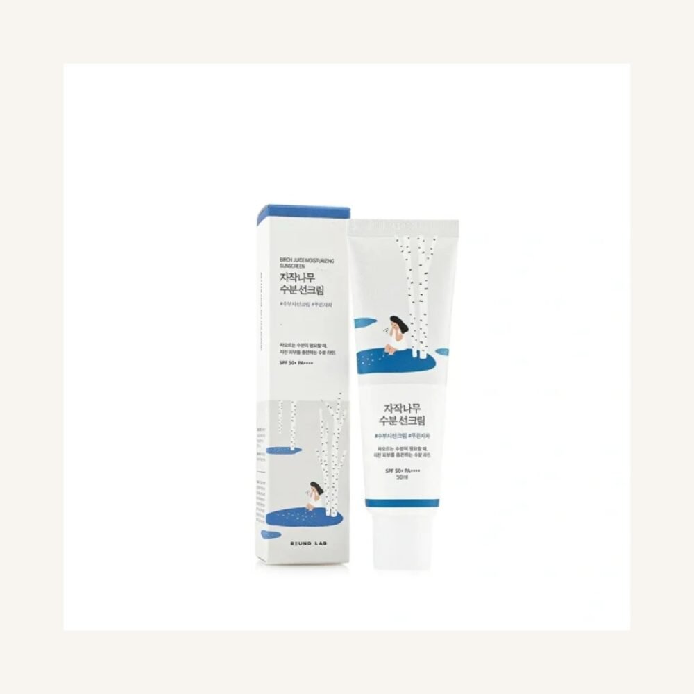 Round Lab - Birch Juice Moisturizing Sun Cream SPF50+ PA++++, 50ml - HARUNARU standardized image Round Lab - Birch Juice Moisturizing Sun Cream SPF50+ PA++++, 50ml